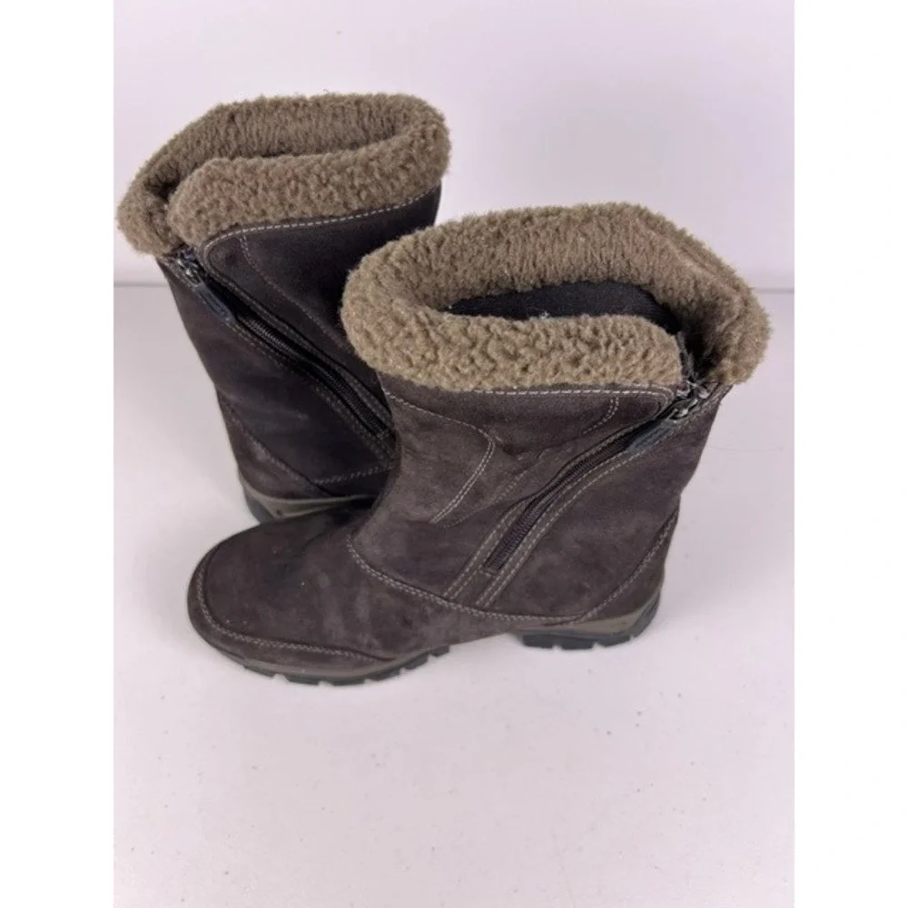 Sorel Waterfall Brown Suede Thinsulate Insulated Winter Snow Boots Size 8